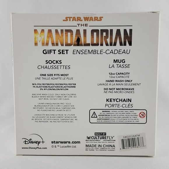 Star Wars The Mandalorian Grogu The Child Gift Set Mug Socks & Key Chain - Picture 9 of 14